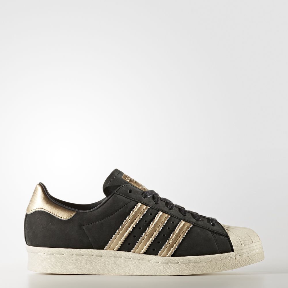 Adidas Superstar 80s - Originals γυναικεια - Μαυρα/Ασπρα,Μέγεθος: EU 36 – 54 2/3 (278WCLIZ)